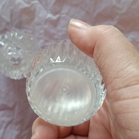 NWOT Gorham glass salt & pepper shakers Pear and Apple made in Germany LIKE NEW - Picture 8 of 15